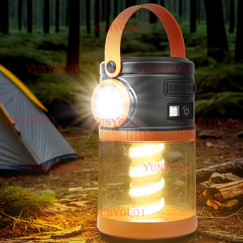 Outdoor Power Source - Cross-border new solar charging camping light
