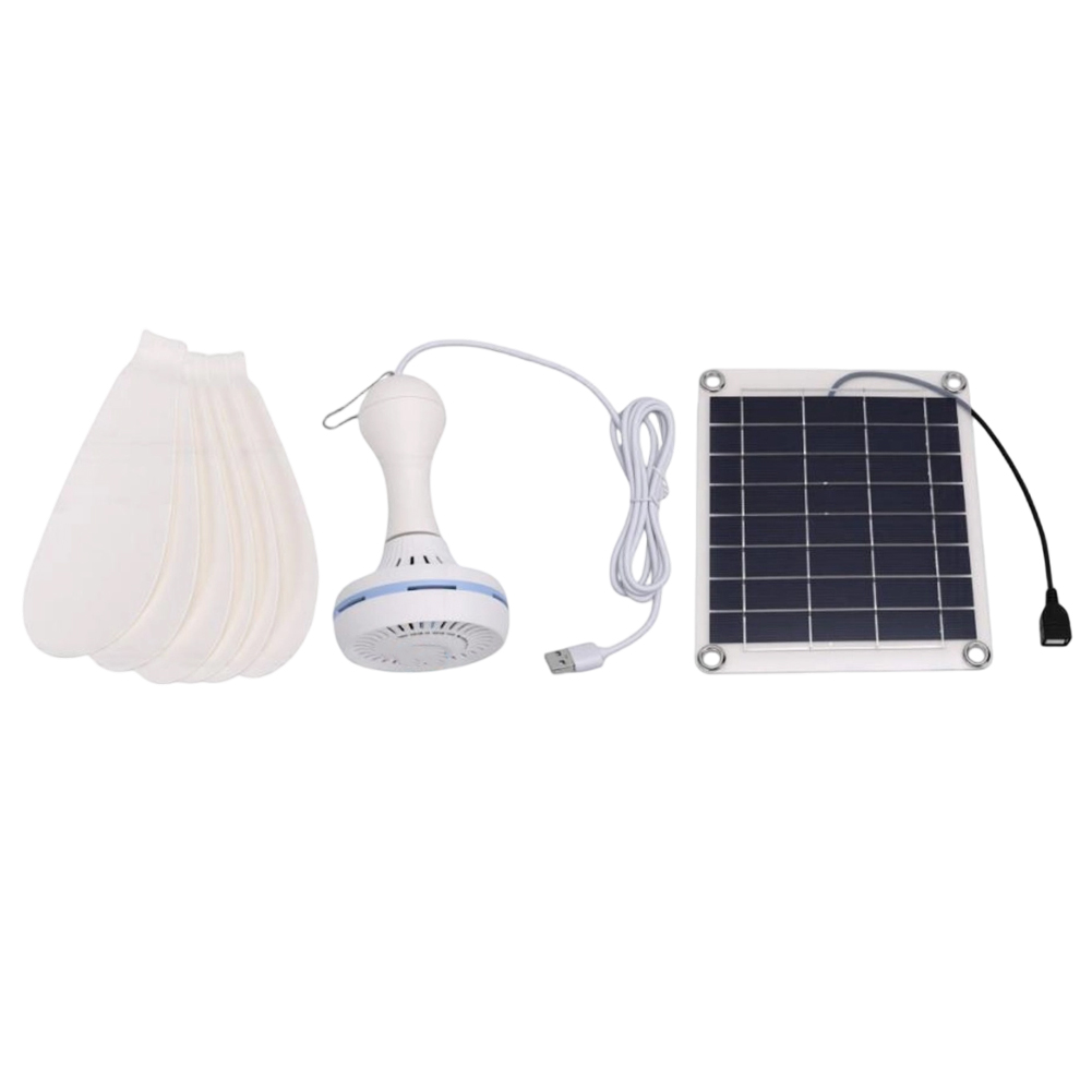 Outdoor Usb Power Outlet - 10W Solar Ceiling Fan Kit Dual