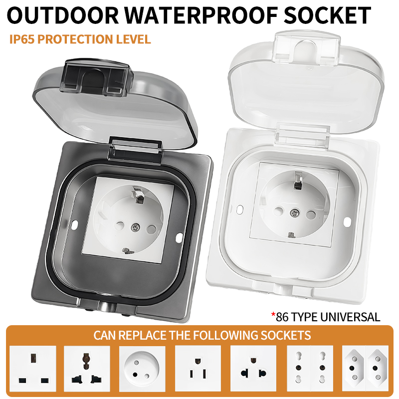 Outdoor Power Module - IP65 Waterproof Outdoor Socket, 16A High