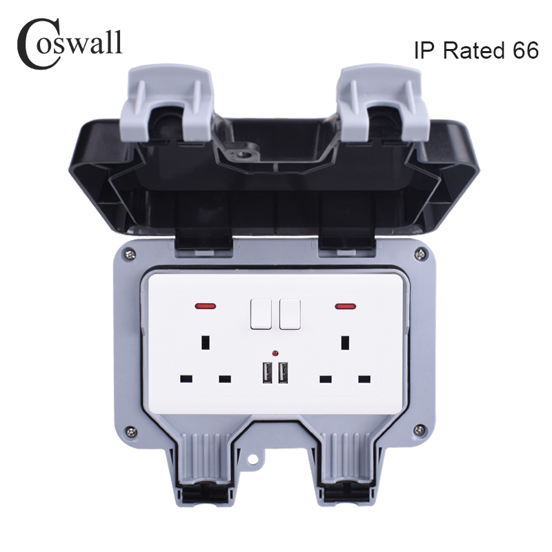 Coswall IP66 Weatherproof Wate - огляд і ціна Outdoor Usb Power Outlet