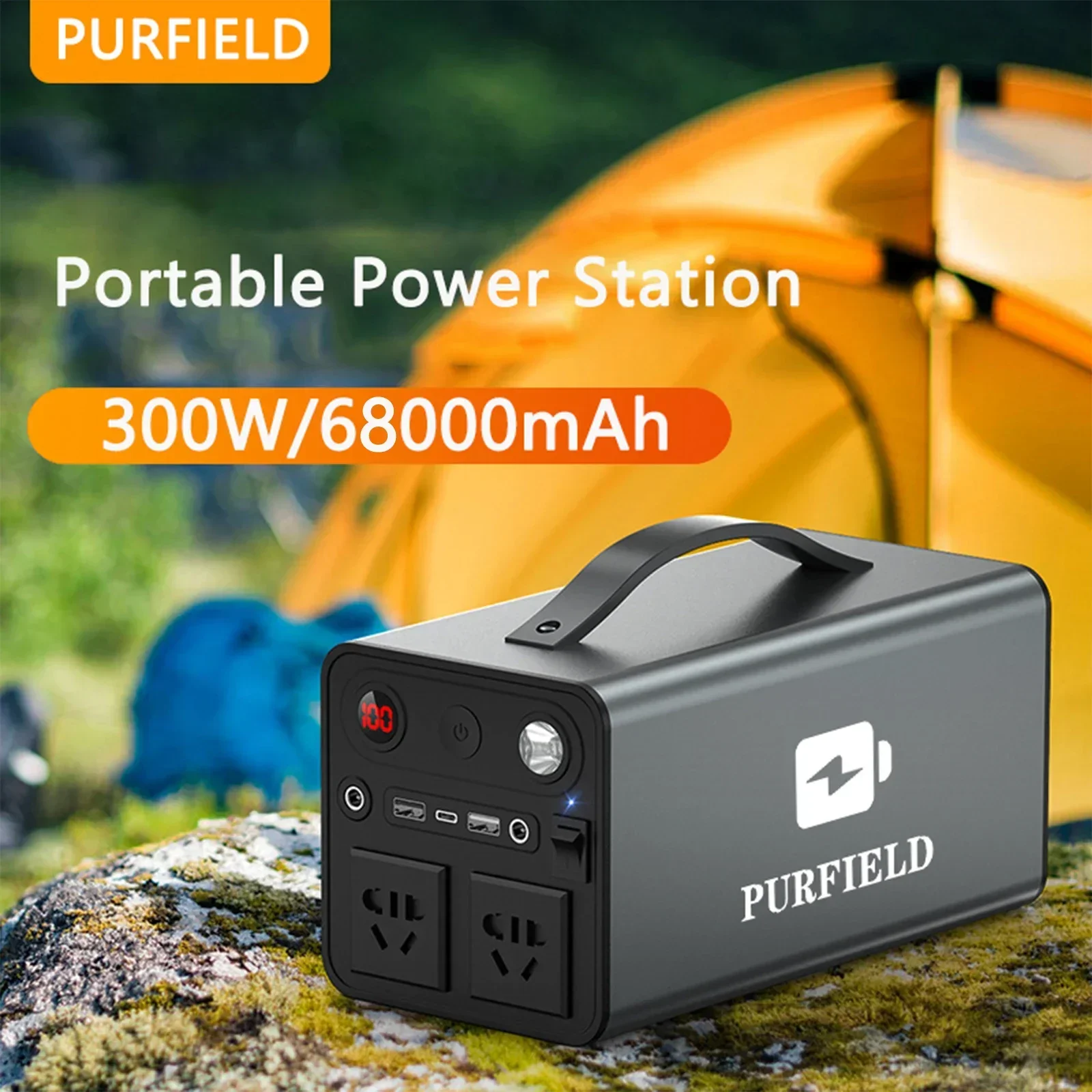 PURFIELD Portable Power 68000m - огляд і ціна Outdoor Power Source
