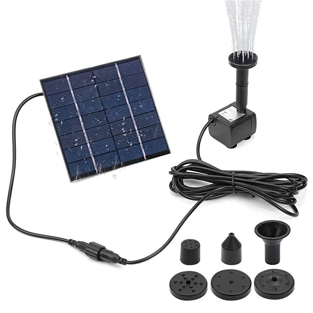1.4W Mini Solar Fountain Pump  - огляд і ціна Outdoor Power Source
