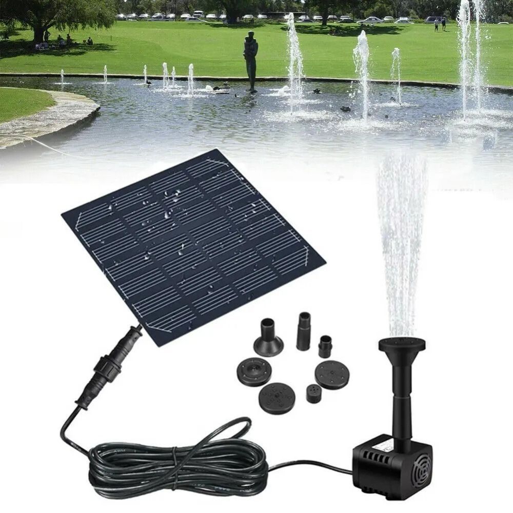 1.4W Mini Solar Fountain Pump  - огляд і ціна Outdoor Power Source