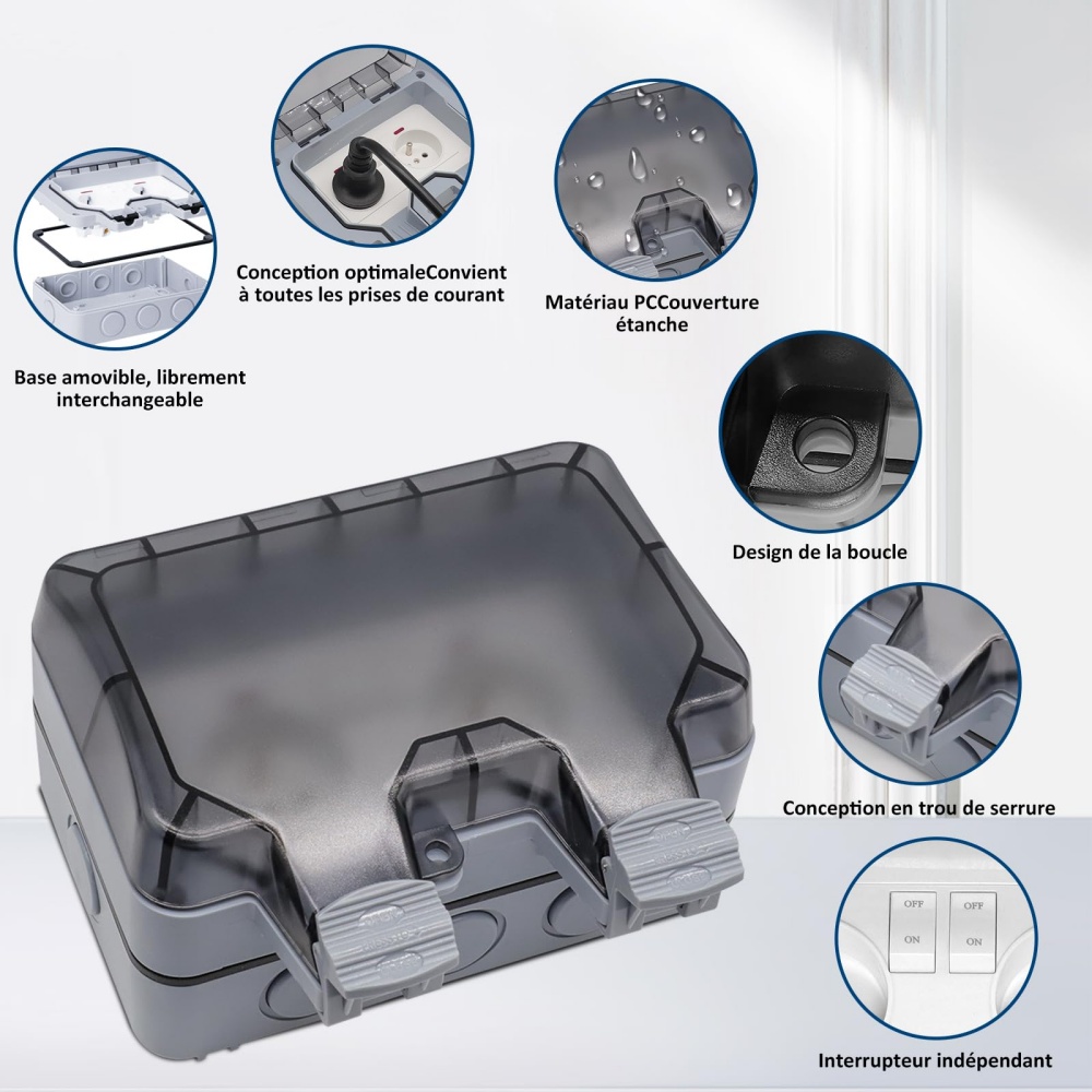 EIOMR France IP66 Weatherproof - огляд і ціна Outdoor Usb Power Outlet