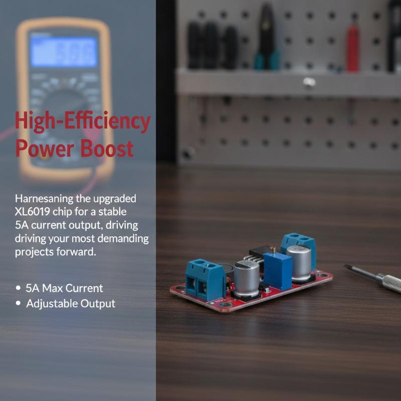 1Pcs XL6019 DC-DC Boost Power  - огляд і ціна Outdoor Power Module