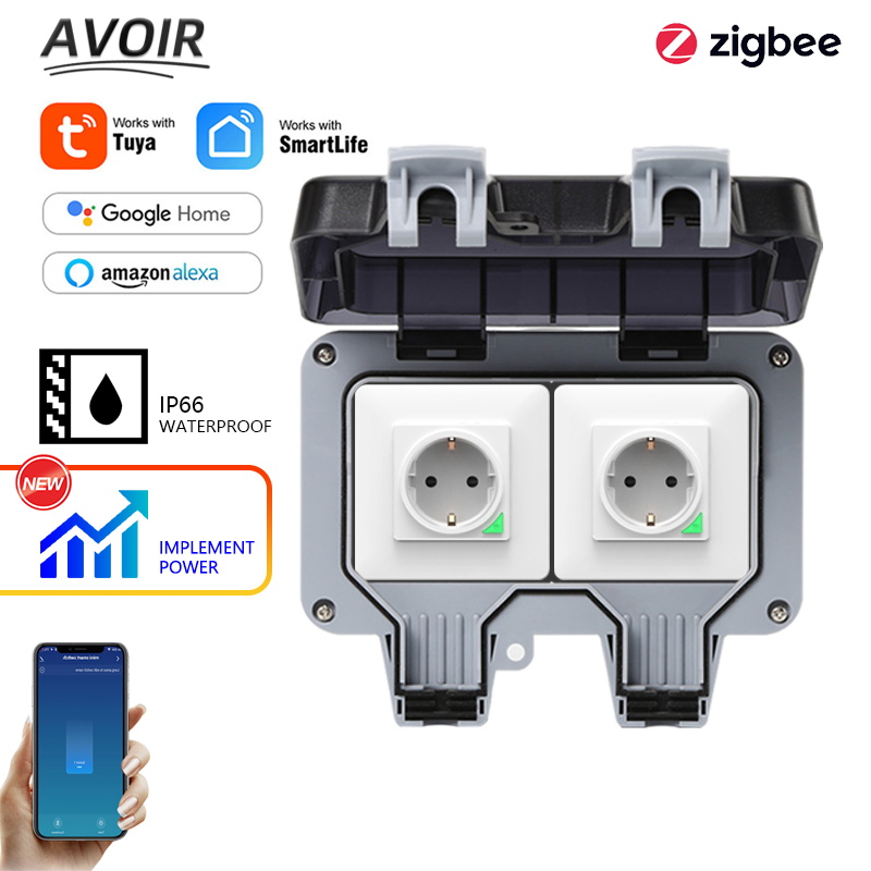 Avoir Tuya Zigbee Electrical S - огляд і ціна Outdoor Power Module