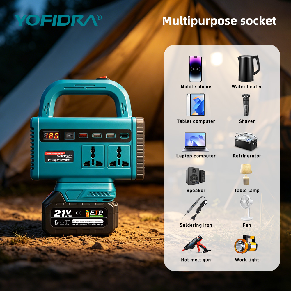 YOFIDRA 220V Portable Power In - огляд і ціна Outdoor Usb Power Outlet