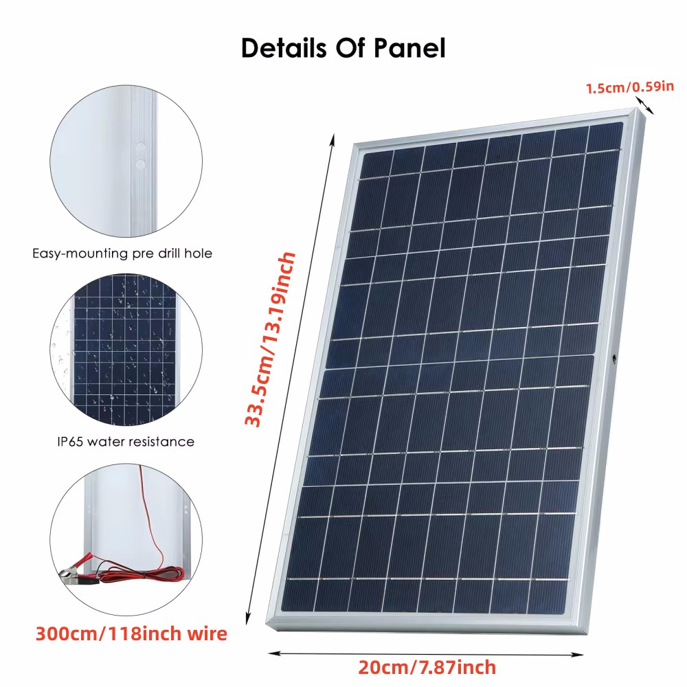 35W Solar Panel Kit Complete 1 - огляд і ціна Outdoor Power Source