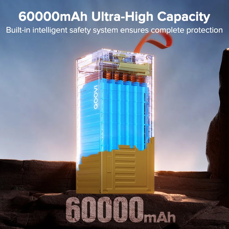 QOOVI 60000mAh Power Bank 22.5 - огляд і ціна Outdoor Usb Power Outlet